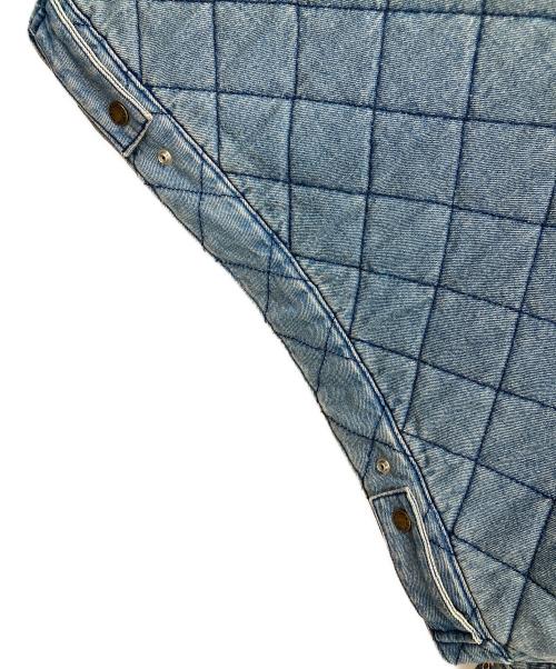Dickies（ディッキーズ）Dickies (ディッキーズ) SUPREME (シュプリーム) キルティングデニムジャケット Quilted Denim Work Jacket（キルテッド デニム ワーク ジャケット） ブルー サイズ:Mの古着・服飾アイテム