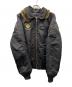 中古・古着 ALPHA INDUSTRIES (アルファインダストリーズ) B-15 フライトジャケット ブラック サイズ:M：13000円