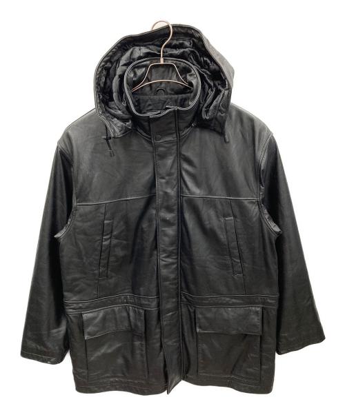 COLEBROOK（コールブルック）COLEBROOK (コールブルック) レザージャケット ブラック サイズ:Lの古着・服飾アイテム
