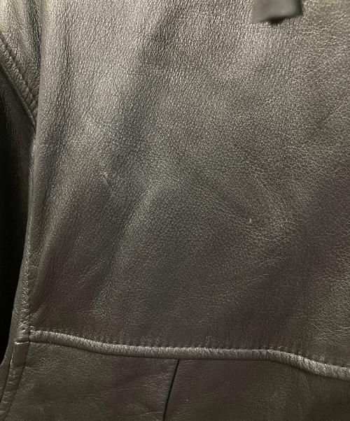 COLEBROOK（コールブルック）COLEBROOK (コールブルック) レザージャケット ブラック サイズ:Lの古着・服飾アイテム