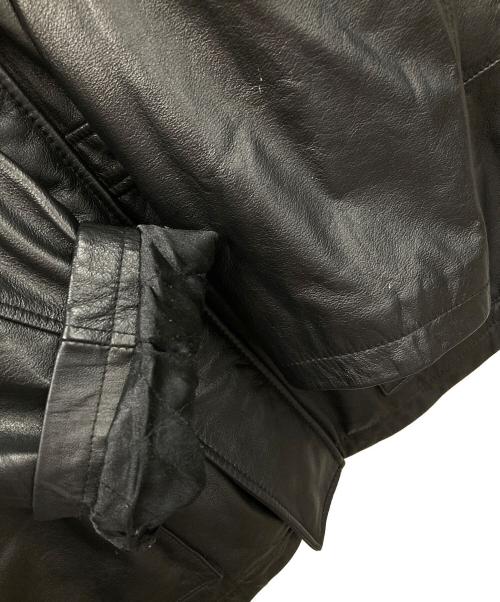 COLEBROOK（コールブルック）COLEBROOK (コールブルック) レザージャケット ブラック サイズ:Lの古着・服飾アイテム