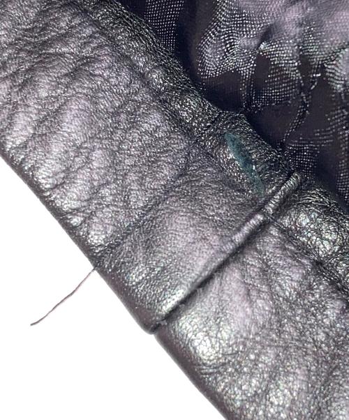 COLEBROOK（コールブルック）COLEBROOK (コールブルック) レザージャケット ブラック サイズ:Lの古着・服飾アイテム