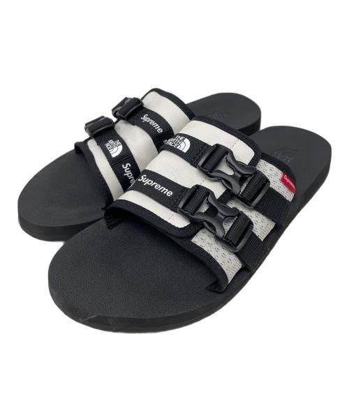 THE NORTH FACE（ザ ノース フェイス）THE NORTH FACE (ザ ノース フェイス) SUPREME (シュプリーム) トレッキングサンダル ブラック×アイボリー サイズ:27cmの古着・服飾アイテム