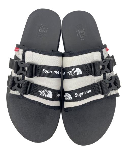 THE NORTH FACE（ザ ノース フェイス）THE NORTH FACE (ザ ノース フェイス) SUPREME (シュプリーム) トレッキングサンダル ブラック×アイボリー サイズ:27cmの古着・服飾アイテム