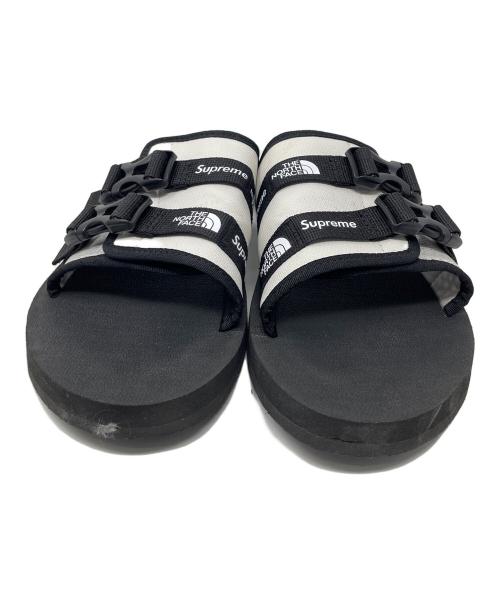 THE NORTH FACE（ザ ノース フェイス）THE NORTH FACE (ザ ノース フェイス) SUPREME (シュプリーム) トレッキングサンダル ブラック×アイボリー サイズ:27cmの古着・服飾アイテム