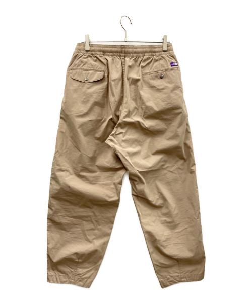 THE NORTHFACE PURPLELABEL（ザ・ノースフェイス パープルレーベル）THE NORTHFACE PURPLELABEL (ザ・ノースフェイス パープルレーベル) シャーリングパンツ Ripstop Shirred Waist Pants（リップストップ シャード ウエスト パンツ） ベージュ サイズ:32の古着・服飾アイテム