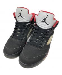 NIKE×SUPREME（ナイキ×シュプリーム）の古着「ハイカットスニーカー Air Jordan 5 Retro "Black"（エアジョーダン5 レトロ "ブラック"）」｜ブラック