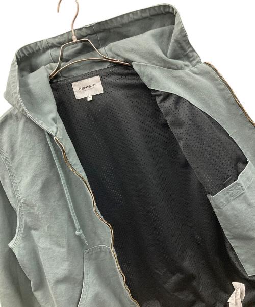 CarHartt（カーハート）CarHartt (カーハート) フーデッドジャケット アクティブジャケット オリーブ サイズ:Mの古着・服飾アイテム