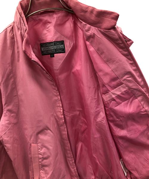 MEMBERS ONLY（メンバーズオンリー）MEMBERS ONLY (メンバーズオンリー) ナイロンジャケット ピンク サイズ:Sの古着・服飾アイテム