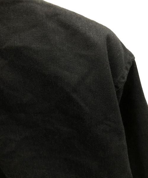 BIDERMANN（ビダーマン）BIDERMANN (ビダーマン) ミリタリーコート ブラック サイズ:実寸サイズにてご確認ください。の古着・服飾アイテム