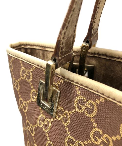 GUCCI（グッチ）GUCCI (グッチ) ハンドバッグ GGキャンバス サイズ:実寸サイズにてご確認ください。の古着・服飾アイテム
