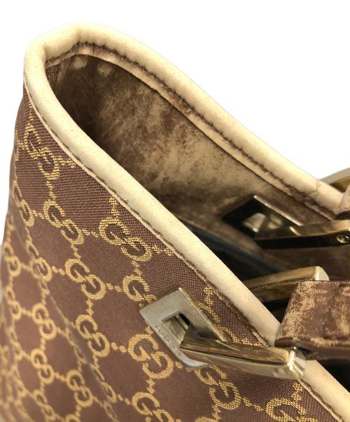 GUCCI（グッチ）GUCCI (グッチ) ハンドバッグ GGキャンバス サイズ:実寸サイズにてご確認ください。の古着・服飾アイテム