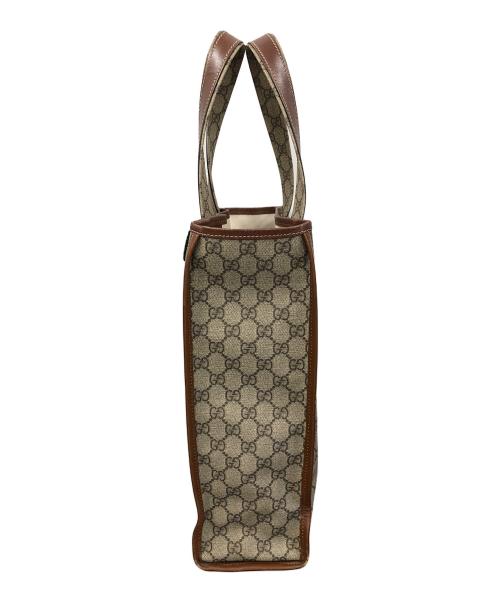 GUCCI（グッチ）GUCCI (グッチ) トートバッグ シェリーライン GGスプリーム ベージュ サイズ:実寸サイズにてご確認ください。の古着・服飾アイテム