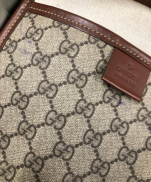 GUCCI（グッチ）GUCCI (グッチ) トートバッグ シェリーライン GGスプリーム ベージュ サイズ:実寸サイズにてご確認ください。の古着・服飾アイテム