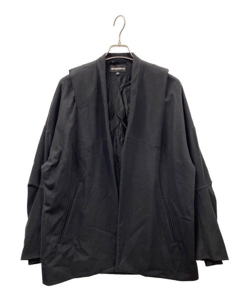 ANN DEMEULEMEESTER（アンドゥムルメステール）ANN DEMEULEMEESTER (アンドゥムルメステール) ウールジャケット ブラック サイズ:36の古着・服飾アイテム