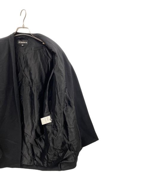 ANN DEMEULEMEESTER（アンドゥムルメステール）ANN DEMEULEMEESTER (アンドゥムルメステール) ウールジャケット ブラック サイズ:36の古着・服飾アイテム