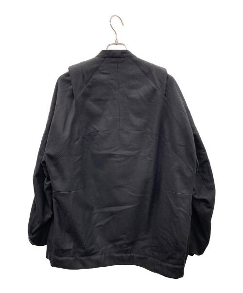 ANN DEMEULEMEESTER（アンドゥムルメステール）ANN DEMEULEMEESTER (アンドゥムルメステール) ウールジャケット ブラック サイズ:36の古着・服飾アイテム