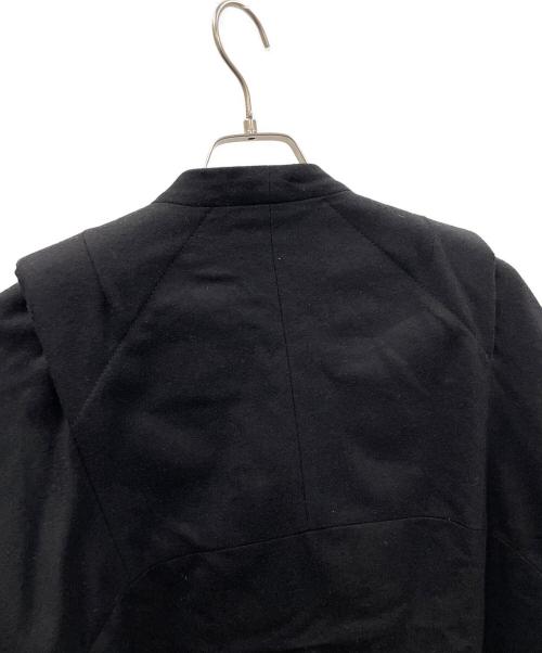 ANN DEMEULEMEESTER（アンドゥムルメステール）ANN DEMEULEMEESTER (アンドゥムルメステール) ウールジャケット ブラック サイズ:36の古着・服飾アイテム