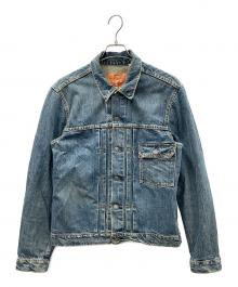 LEVI'S（リーバイス）の古着「デニムジャケット 1stTYPE DESIGN TRUCKER JACKET（ファーストタイプ デザイン トラッカージャケット）」｜ブルー