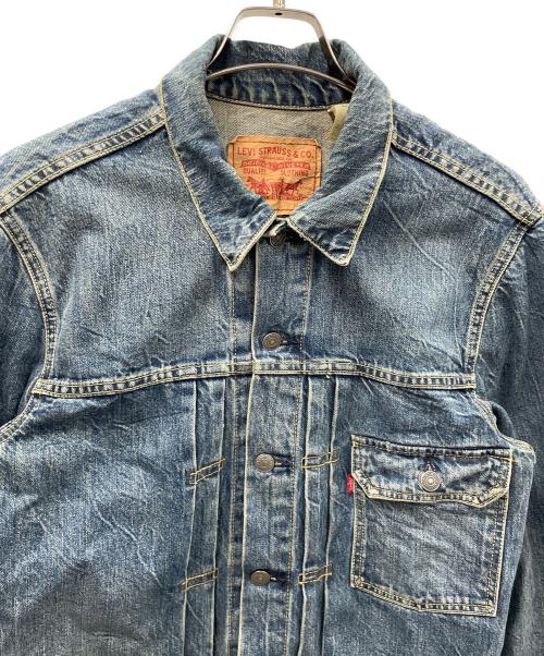 LEVI'S（リーバイス）LEVI'S (リーバイス) デニムジャケット 1stTYPE DESIGN TRUCKER JACKET（ファーストタイプ デザイン トラッカージャケット） ブルー サイズ:Mの古着・服飾アイテム