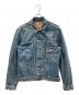 LEVI'S（リーバイス）の古着「デニムジャケット 1stTYPE DESIGN TRUCKER JACKET（ファーストタイプ デザイン トラッカージャケット）」｜ブルー