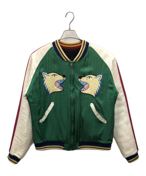 HUMAN MADE（ヒューマンメイド）HUMAN MADE (ヒューマンメイド) スカジャン グリーン サイズ:Mの古着・服飾アイテム