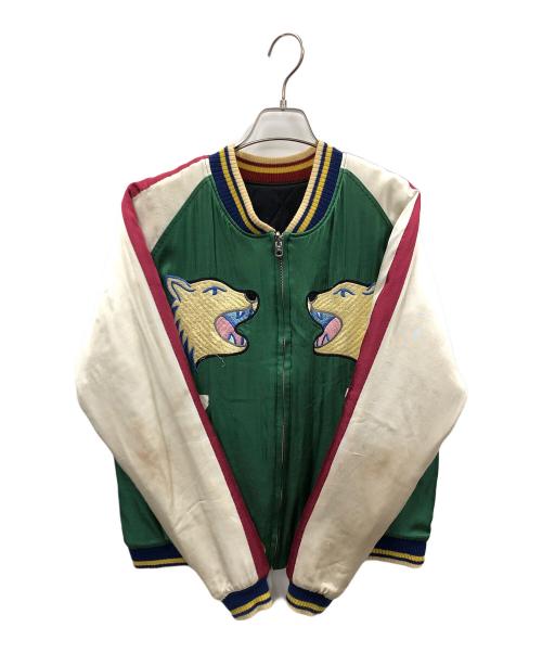 HUMAN MADE（ヒューマンメイド）HUMAN MADE (ヒューマンメイド) スカジャン グリーン サイズ:Mの古着・服飾アイテム