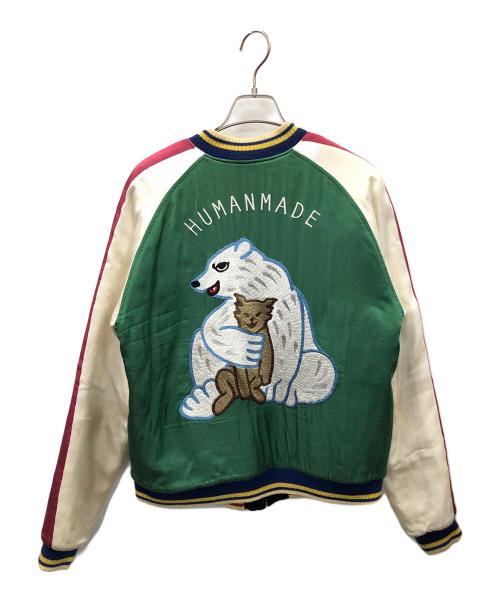 HUMAN MADE（ヒューマンメイド）HUMAN MADE (ヒューマンメイド) スカジャン グリーン サイズ:Mの古着・服飾アイテム
