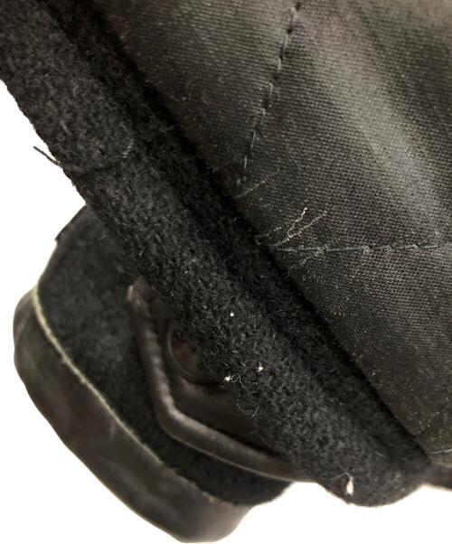 STYLE EYES（スタイルアイズ）STYLE EYES (スタイルアイズ) ウールジャケット LEATHER COMBINATION SPORTS JACKET（レザー コンビネーション スポーツ ジャケット） ブラック サイズ:40の古着・服飾アイテム