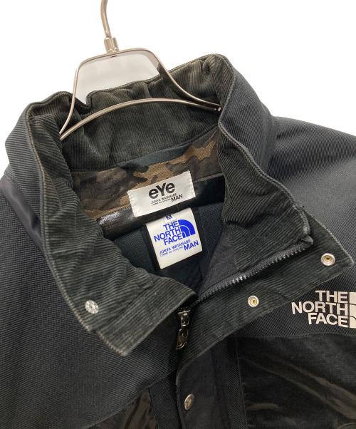 eYe COMME des GARCONS JUNYAWATANABE MAN（アイ コム デ ギャルソン ジュンヤ ワタナベ マン）eYe COMME des GARCONS JUNYAWATANABE MAN THE NORTH FACE (ザ ノース フェイス) 中綿ジャケット コーデュラツイル カスタマイズジャケット ブラック×オレンジ サイズ:Mの古着・服飾アイテム