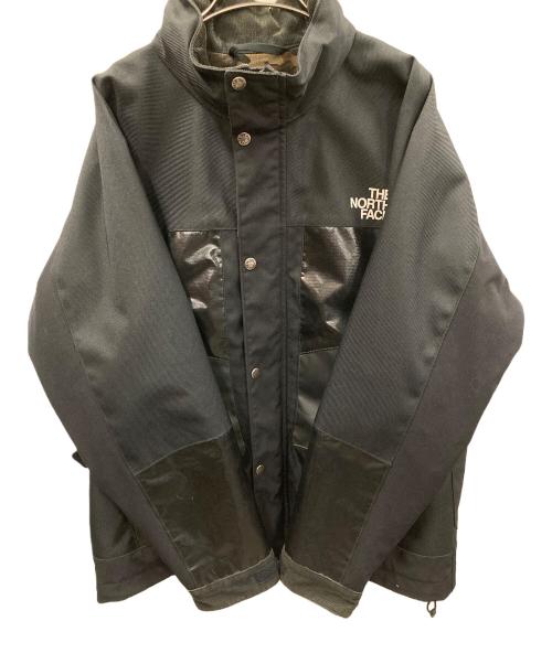 eYe COMME des GARCONS JUNYAWATANABE MAN（アイ コム デ ギャルソン ジュンヤ ワタナベ マン）eYe COMME des GARCONS JUNYAWATANABE MAN THE NORTH FACE (ザ ノース フェイス) 中綿ジャケット コーデュラツイル カスタマイズジャケット ブラック×オレンジ サイズ:Mの古着・服飾アイテム