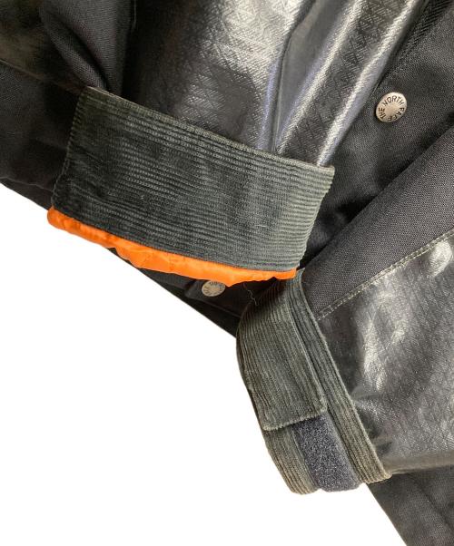 eYe COMME des GARCONS JUNYAWATANABE MAN（アイ コム デ ギャルソン ジュンヤ ワタナベ マン）eYe COMME des GARCONS JUNYAWATANABE MAN THE NORTH FACE (ザ ノース フェイス) 中綿ジャケット コーデュラツイル カスタマイズジャケット ブラック×オレンジ サイズ:Mの古着・服飾アイテム