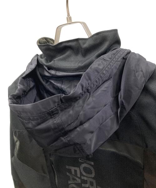 eYe COMME des GARCONS JUNYAWATANABE MAN（アイ コム デ ギャルソン ジュンヤ ワタナベ マン）eYe COMME des GARCONS JUNYAWATANABE MAN THE NORTH FACE (ザ ノース フェイス) 中綿ジャケット コーデュラツイル カスタマイズジャケット ブラック×オレンジ サイズ:Mの古着・服飾アイテム