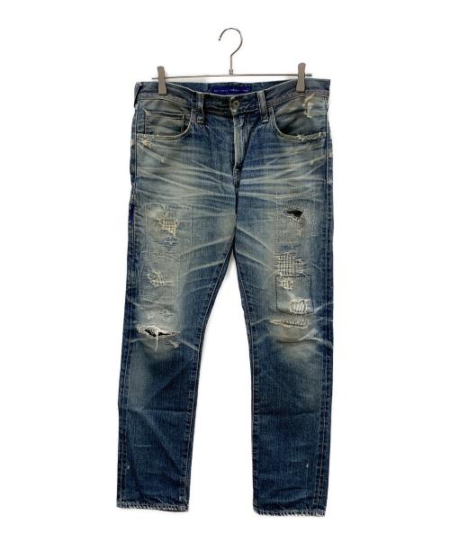 DENIM BY VANQUISH&FRAGMENT（デニムバイヴァンキッシュ&フラグメント）DENIM BY VANQUISH&FRAGMENT (デニムバイヴァンキッシュ&フラグメント) ダメージデニムパンツ インディゴ サイズ:32の古着・服飾アイテム