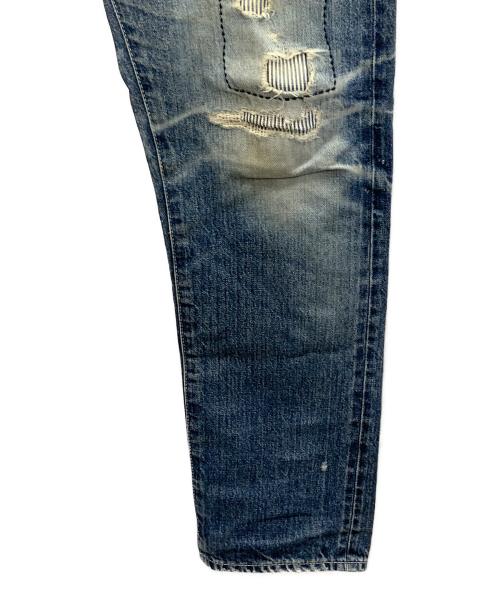 DENIM BY VANQUISH&FRAGMENT（デニムバイヴァンキッシュ&フラグメント）DENIM BY VANQUISH&FRAGMENT (デニムバイヴァンキッシュ&フラグメント) ダメージデニムパンツ インディゴ サイズ:32の古着・服飾アイテム