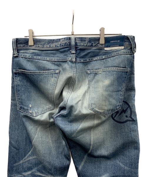 DENIM BY VANQUISH&FRAGMENT（デニムバイヴァンキッシュ&フラグメント）DENIM BY VANQUISH&FRAGMENT (デニムバイヴァンキッシュ&フラグメント) ダメージデニムパンツ インディゴ サイズ:32の古着・服飾アイテム