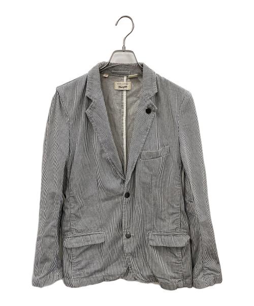 MARC JACOBS（マークジェイコブス）MARC JACOBS (マークジェイコブス) テーラードジャケット ホワイト×ネイビー サイズ:Sの古着・服飾アイテム