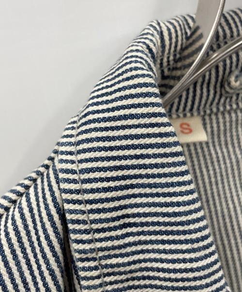 MARC JACOBS（マークジェイコブス）MARC JACOBS (マークジェイコブス) テーラードジャケット ホワイト×ネイビー サイズ:Sの古着・服飾アイテム