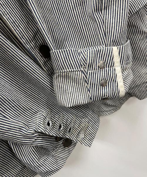 MARC JACOBS（マークジェイコブス）MARC JACOBS (マークジェイコブス) テーラードジャケット ホワイト×ネイビー サイズ:Sの古着・服飾アイテム