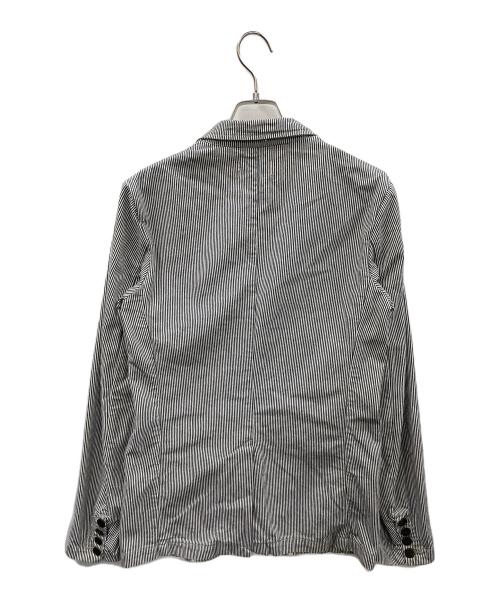 MARC JACOBS（マークジェイコブス）MARC JACOBS (マークジェイコブス) テーラードジャケット ホワイト×ネイビー サイズ:Sの古着・服飾アイテム