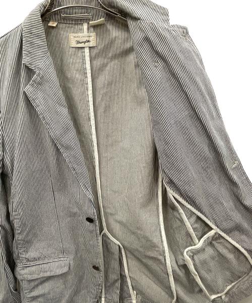 MARC JACOBS（マークジェイコブス）MARC JACOBS (マークジェイコブス) テーラードジャケット ホワイト×ネイビー サイズ:Sの古着・服飾アイテム