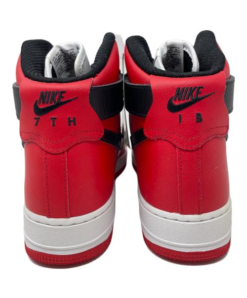NIKE（ナイキ）NIKE (ナイキ) ハイカットスニーカー BY YOU AIR FORCE 1 HIGH（バイ ユー エア フォース 1 ハイ） レッド×ホワイト サイズ:28.5cm 未使用品の古着・服飾アイテム