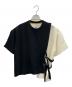 LiNoH（リノー）の古着「カットソー」｜ブラック×アイボリー
