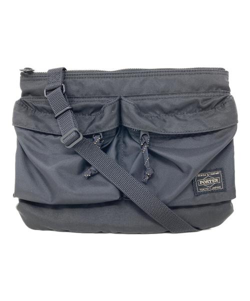 PORTER（ポーター）PORTER (ポーター) ショルダーバッグ FORCE SHOULDER BAG（フォース ショルダー バッグ） ブラック サイズ:実寸サイズにてご確認ください。の古着・服飾アイテム