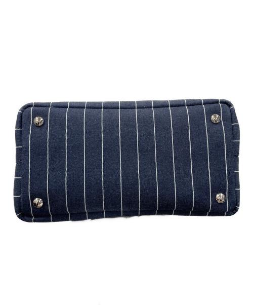 PRADA（プラダ）PRADA (プラダ) 2WAYバッグ トートバッグ DENIM RIGHE（デニム リッジ） サイズ:実寸サイズにてご確認ください。の古着・服飾アイテム