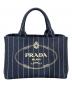 PRADA（プラダ）の古着「2WAYバッグ トートバッグ DENIM RIGHE（デニム リッジ）」