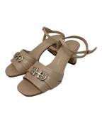 Salvatore Ferragamoサルヴァトーレ フェラガモ）の古着「パンプス ONDINA（オンディーナ）」｜ベージュ