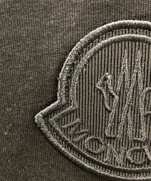 MONCLER（モンクレール）MONCLER (モンクレール) ロゴワッペン 半袖クルーネックTシャツ ブラック サイズ:Sの古着・服飾アイテム
