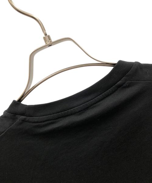 MONCLER（モンクレール）MONCLER (モンクレール) ロゴワッペン 半袖クルーネックTシャツ ブラック サイズ:Sの古着・服飾アイテム