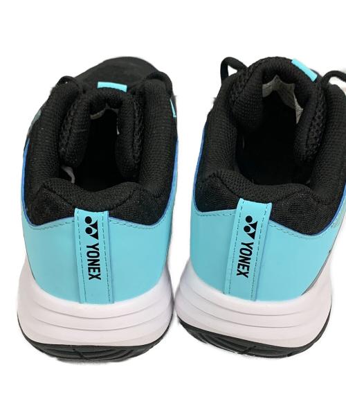 YONEX（ヨネックス）YONEX (ヨネックス) シューズ パワークッションカスケードアクセルワイド ブラック×ブルー サイズ:24cmの古着・服飾アイテム